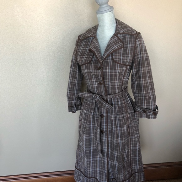 BCBG plaid coat size S - Picture 3 of 5
